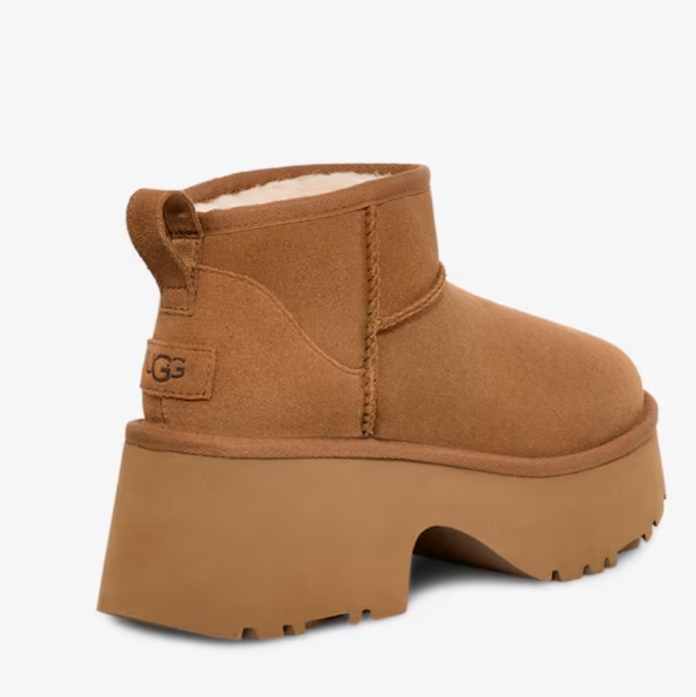 NEW UGG CLASSIC ULTRA MINI NEW HEIGHTS 3" PLATFORM BOOTS, WOMENS US 7